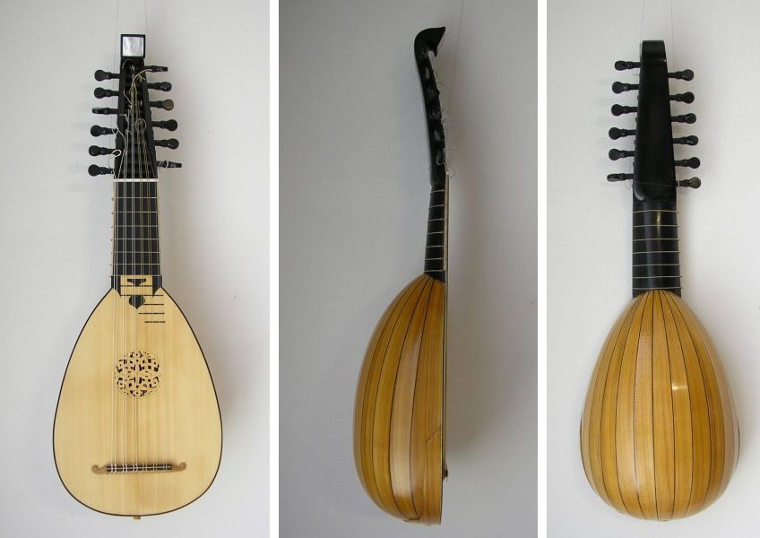 mandolino lombardo a 6 ordini doppi di Anna Radice (Bologna 2014), da F. Bosi (Bologna, 1753)